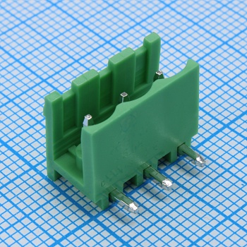 2EGTR-5.08-03P-14-00 - Разъемный клеммный блок на плату, 3 контакта. Серия 2EGTR-5.08
