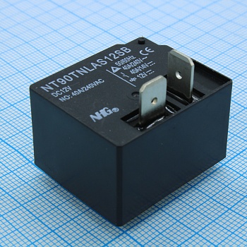 NT90T-N-L-A-S-DC12V-S-B - Реле силовое 40А один контакт на ызамыкание катушка 12В 2Вт