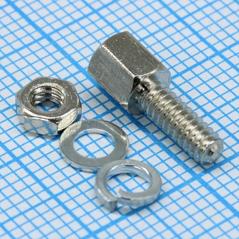 KLS1-4-40UNC-12.7 - Стойка резьбовая для D-SUB разъема