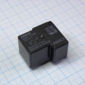 G8P-1C4P-12DC - Универсальное реле, серия G8P, силовое, без защелки, SPDT, 12В DC, 30А