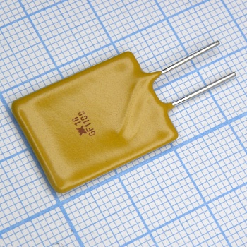 RGEF1100-2 - Самовосстанавливающийся предохранитель PTC 11A(hold) 18.7A(trip) 16V 3.7W 7s 0.0037Ohm Radial 17.5 X 3 X 26mm Bag