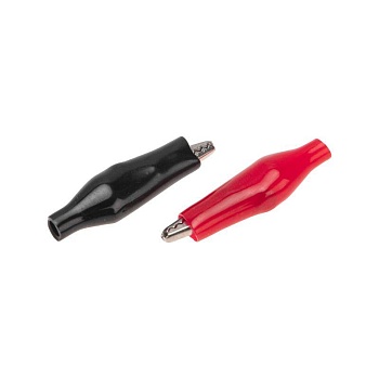 Зажим "Крокодил" 5 А 40 мм (2шт.) - изолированный