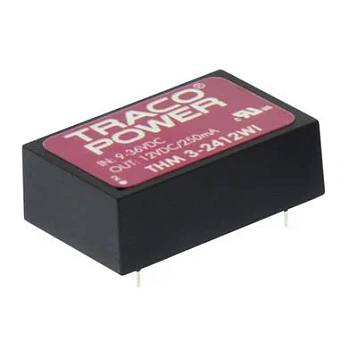 THM 3-2410WI - Преобразователь DC/DC на печатную плату вход 12В выход 3.3В 1A 3Вт 6-Pin PDIP модуль
