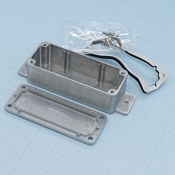 BS37MF - Герметичный алюминиевый корпус с фланцами с прокладкой, IP66, некрашеный