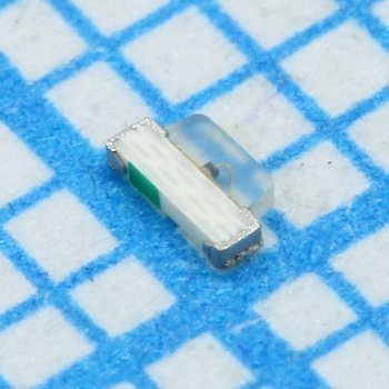 APGA1602CGC/KA - Светодиод SMD 1.6х0.8мм зеленый прозрачный 573нм 12-30мКд 145°-160° угловой