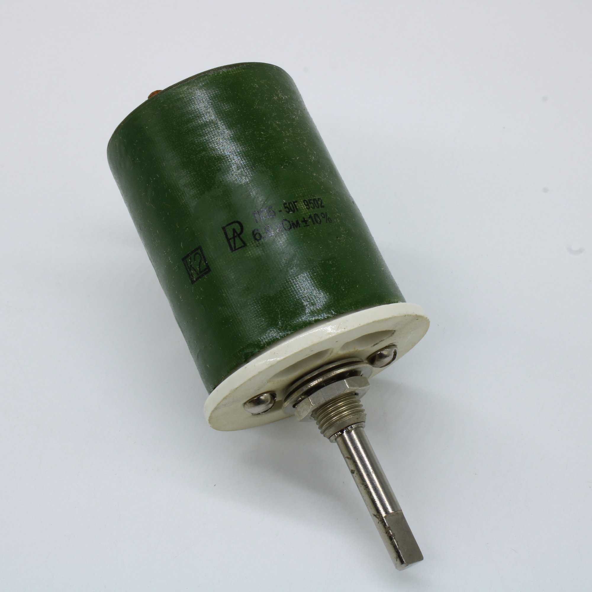 ППБ-50Г   6.8К ±10% - Резистор переменный проволочный 6.8кОм ±10% 50Вт