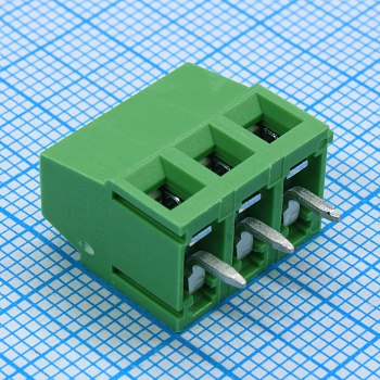 EK500V-03P - шаг: 5.00мм, пров: 2.50мм.кв, 300V, 20A, 3 конт., винт верт., h=13.80мм
