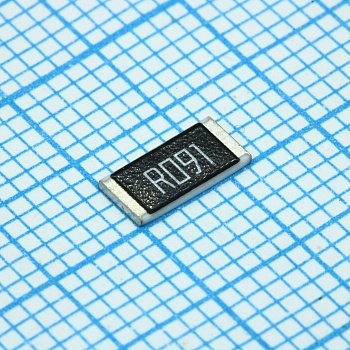 RL2512FK-070R091L - Резистор толстопленочный 2512 0.091 Ом ±1% 1Вт ±800ppm/°C для поверхностного монтажа автомобильного применения лента на катушке