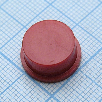 Колпачок A03 красный - Для PSW-2 (D=16, H=8)