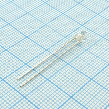 L-7104CGCK - Светодиод 3мм/зеленый/570нм/200-500мкд/прозрачный/34°