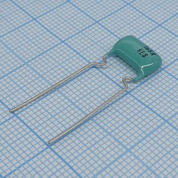 К73-17-63-1500  10% - Конденсатор металлопленочный полиэтилентерефталатный 63В 1500пФ ±10%