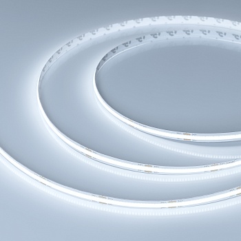 Лента COB-X480-8mm 24V White6000 (8 W/m, IP20, CSP, 5m) 039057 - Светодиодная лента COB-X480, открытая IP20. Светодиоды CSP, 480 шт/м (2400 шт на 5 м), белая плата, ширина 8 мм, скотч 3М. Цвет БЕЛЫЙ 6000K, цветопередача CRI>90, угол 180°. Питание 24 В, мо