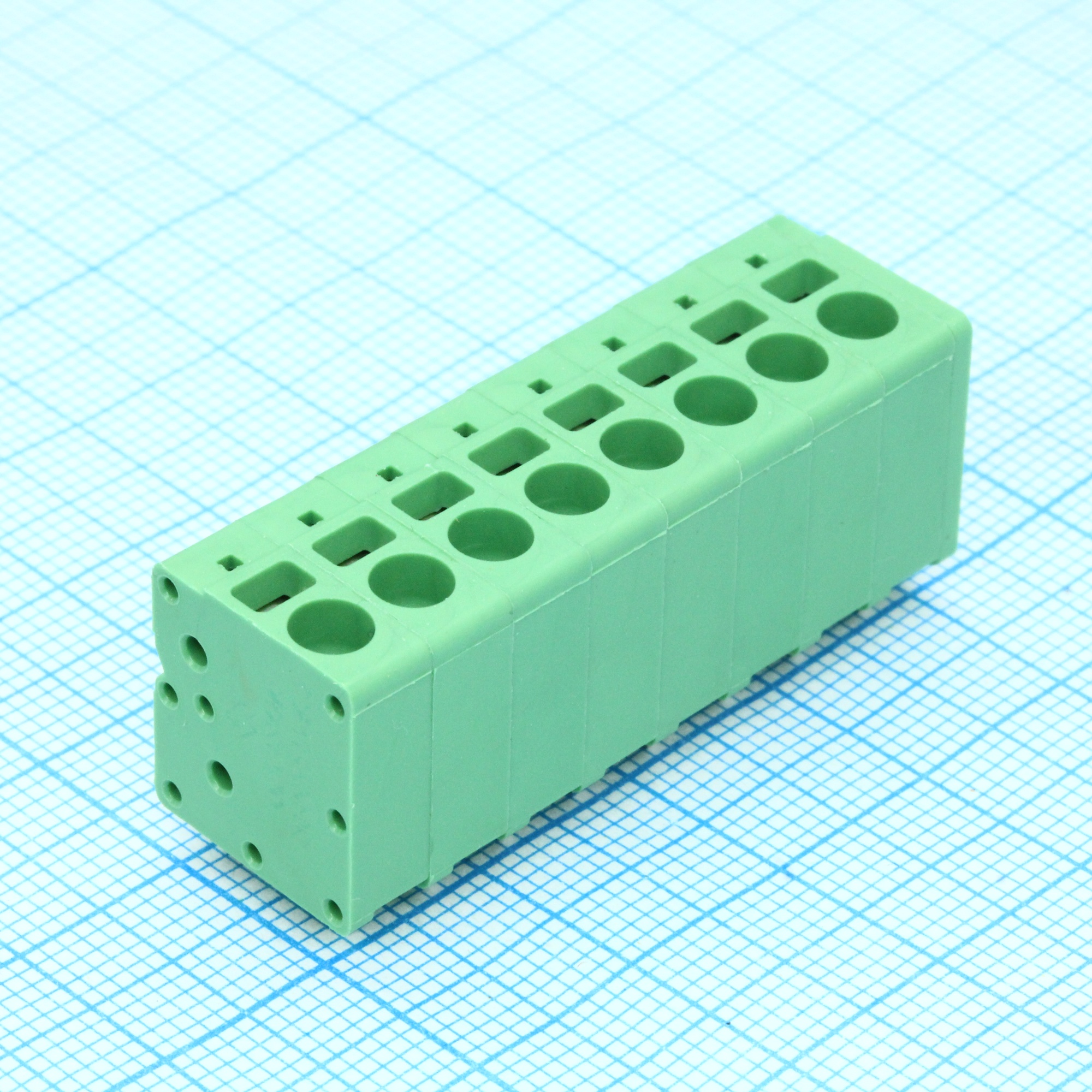 DG271V-5.0-08P-14-00A(H) - Нажимной безвинтовой клеммный блок 8 контактов. Серия DG271V-5.0