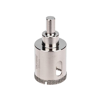 Коронка алмазная 35 мм по керамограниту с центровочным сверлом KR-92-0011