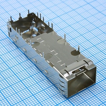 L-KLS12-SFP+05 - Аксессуар для разъема кожух SFP+ прямоугольный серебристый никелевый лоток