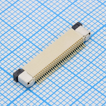 DS1020-09-31VB8B-R - FPC разъем для шлейфа на плату, поверхностный монтаж 31pin, шаг 0.5мм (контакты сверху)