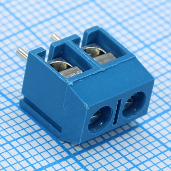 L-KLS2-301-5.00-02P-2S - Клеммник винтовой, 2-контактный, 5мм, прямой