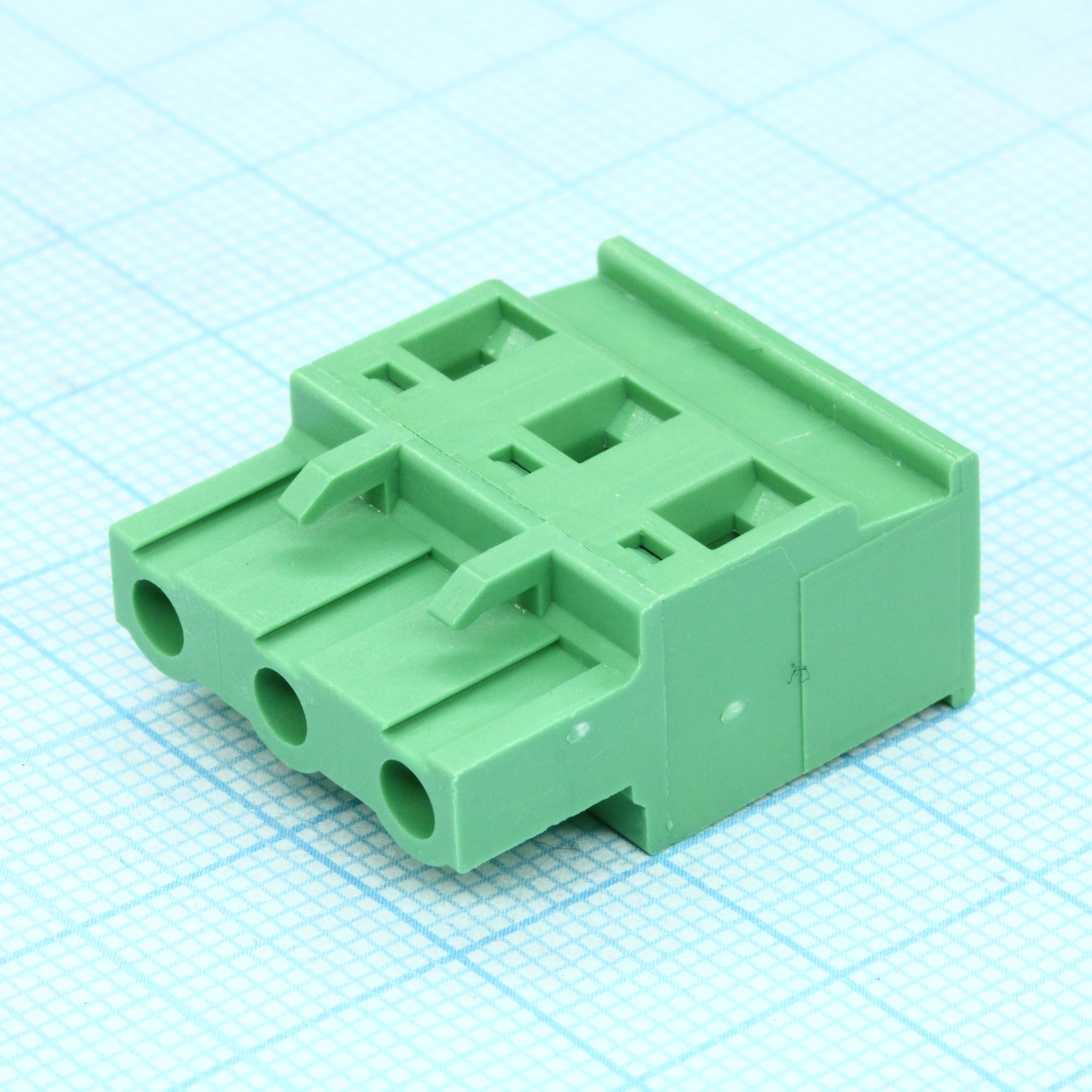 2EDGKA-7.62-03P-14-00A(H) - Разъемный клеммный блок 3 контакта шаг 7.62мм