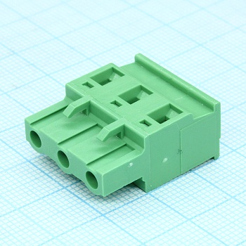 2EDGKA-7.62-03P-14-00A(H) - Разъемный клеммный блок 3 контакта шаг 7.62мм