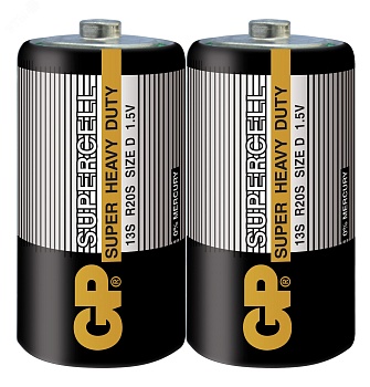 Батарейка солевая Super & Greencell & PowerPlus -2 шт. в пленке 2669