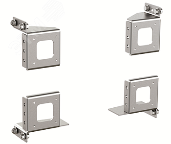 Кронштейн для установки 19" вертикальных монтажных профилей в напольный 19" IT-корпус ДКС серии CQE шириной 800мм, 4 шт R5MCRE01IT