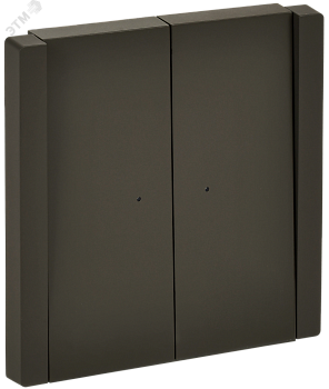 Выключатель 2-кл. СП FORTE&PIANO 10А FP306 с индикацией сер. IEK FP-V20-1-10-1-K03