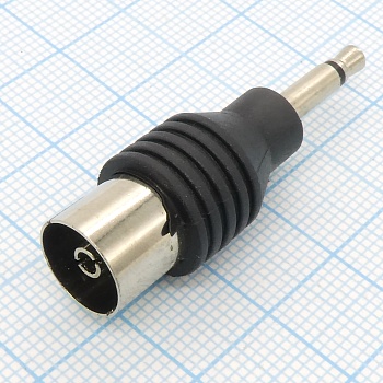 AD TS штекер 3,5 - TV гнездо - моно штекер 3.5 - антенное гнездо