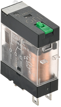 Реле общего назначения OGR-1 1C 24В DC со светодиодом и тестовой кнопкой OGR-1-1C-DC24V-L-B