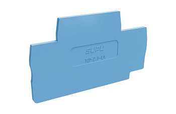 Торцевая крышка TCD2.5-2-BU-EA - Торцевая крышка для клемм TCD2.5-2..., цвет: синий