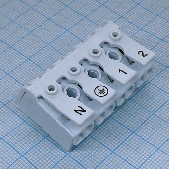 DG238-10.0-04P-19-01A(H) - Электромонтажный клеммник на 4 контакта. без заземляющего контакта