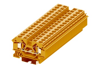 Проходная клемма 206912 - Проходная клемма, TA6, тип фиксации провода: пружинный, номинальное сечение: 6 мм кв., 41A, 800V, ширина: 8 мм, цвет: оранжевый, тип монтажа: DIN 35