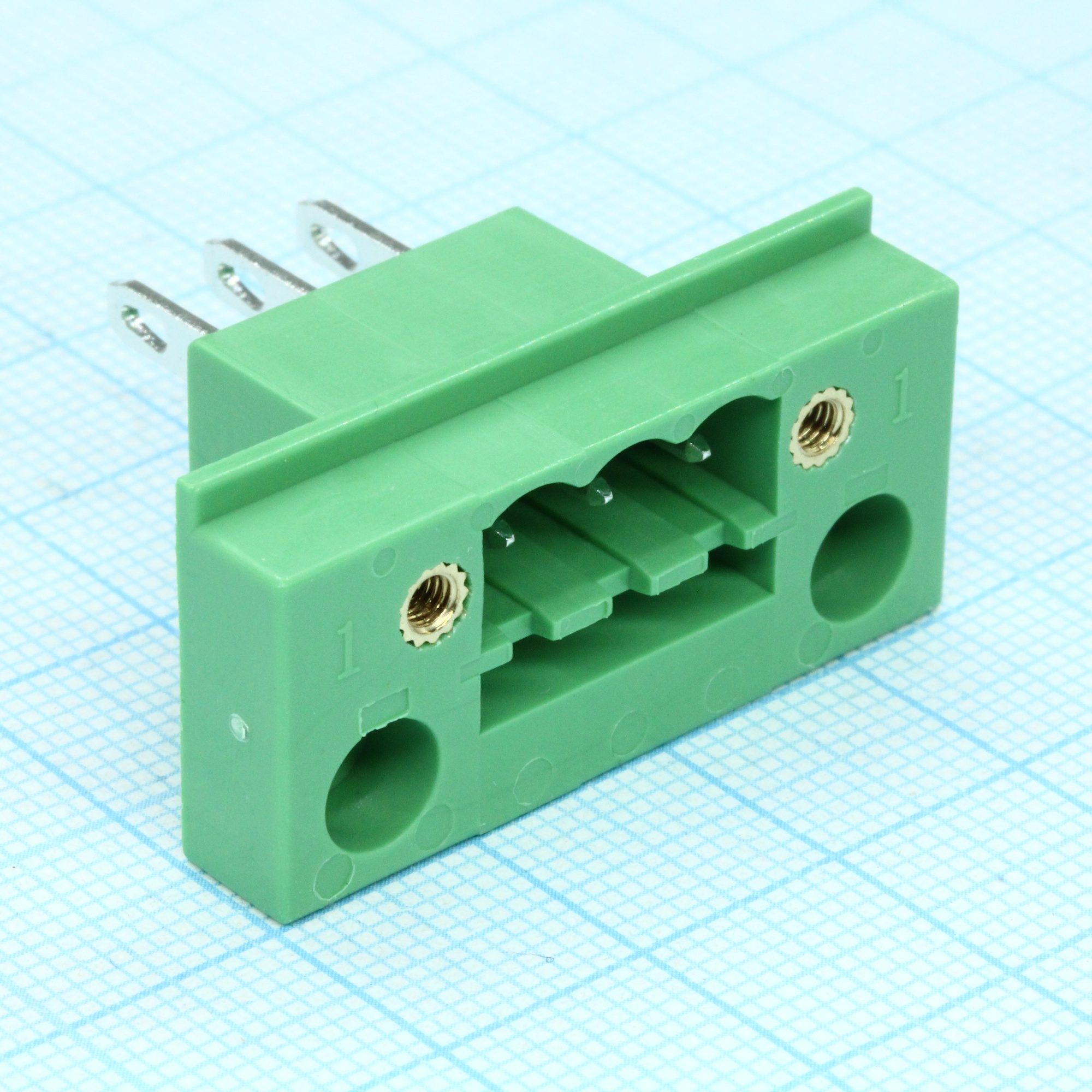 2CDGB-5.08-03P-14-00A(H) - Блок клеммный соединительный на панель 3 контакта серия  2CDGB-5.08