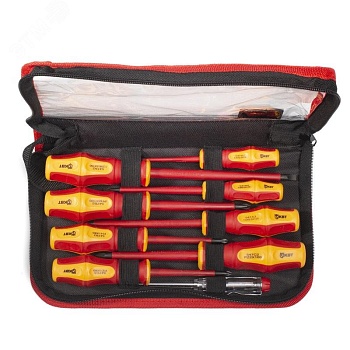 НИО-09 серия Профи - Набор диэлектрических отверток для работ под напряжением до 1000 В