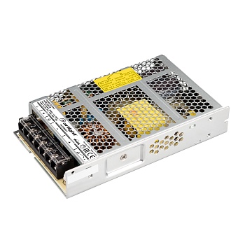 Блок питания HTS-100-12 (12V, 8.3A, 100W) 015032(1) - Источник напряжения с гальванической развязкой для светодиодных изделий. Входное напряжение 90-264 VAC. Выходные параметры: 12 В, 8.4 А, 100 Вт. Негерметичный алюминиевый сетчатый корпус IP 20.