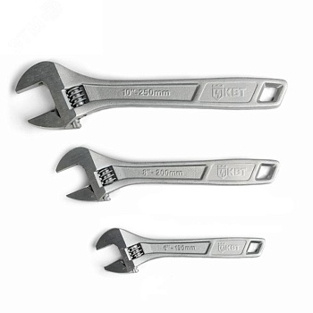 Ключ разводной РК-28 серия KBT-PROFESSIONAL - для монтажа крепежных изделий с шестигранной головкой размером до 28 мм