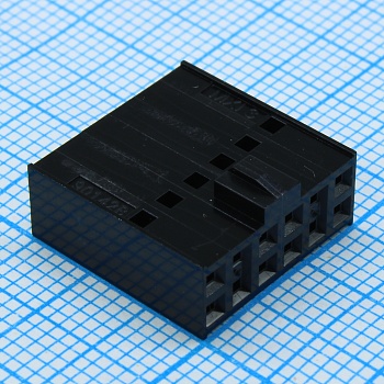 901420012 - Корпус разъема двухрядный 12 контактов 2.54мм гнездо монтаж на кабель серия C-Grid IIIї пакет