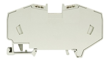 Клемма WKF 16/35 - Проходная клемма, тип фиксации провода: пружинный, номинальное сечение: 16 мм кв., 76A, 800V, ширина: 12 мм, цвет: серый, тип монтажа: DIN 35