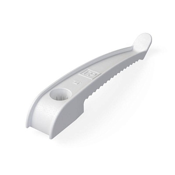 Держатель кабеля односторонний для прямого монтажа бел. (уп.20шт) PR13.0385