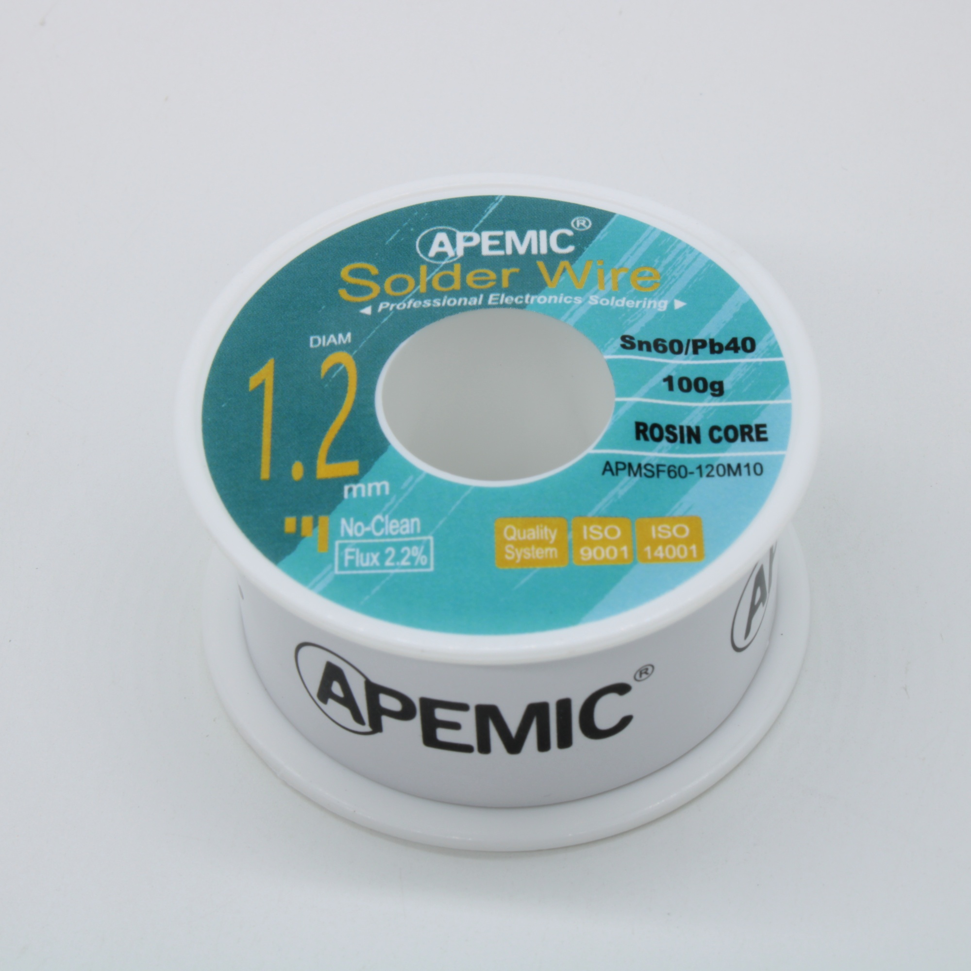 Припой Sn60Pb40 ROL0 1.2мм 100гр - Припой трубчатый оловянно-свинцовый ПОС61 1.2мм 100гр., с флюсом 2.2%