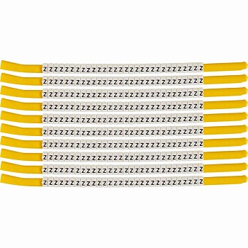 brd133335 - SCN-18-Z клипсы белые, 300шт/упак, для провода 4,6-5,9мм диаметра, легенда Z