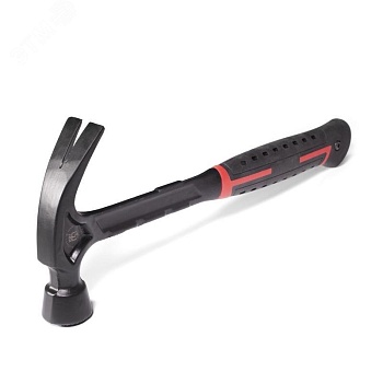 МГК-36 серия Профи - Молоток столярный кованый с гвоздодером с эргономичной двухкомпонентной рукояткой, сталь С50, размер бойка 36мм