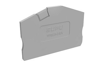 Торцевая крышка TPS2.5-2-GY-EA - Торцевая крышка для клемм TPS2.5-2…, цвет: серый