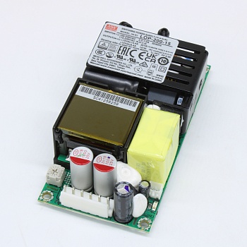 LOP-200-15 - Преобразователь АC/DC открытого исполнения 200 Вт  выход 15 В/13.4 А