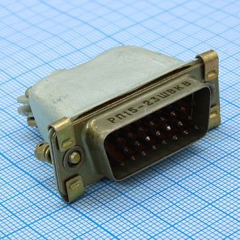 РП15-23ШВКВ - Соединитель  низкочастотный, прямоугольный, внутреннего монтажа