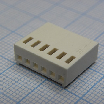 I-DS1070-SCV06 - Розетка на кабель  2.54мм, требуются контакты  T-DS1070-SC600