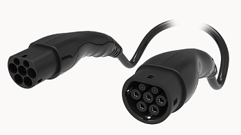 MEAC-T-032A-V1P1-03-5.0M-30A(H) - Зарядный кабель для электромобиля Type2 - Розетка Type 2 питание 3 фазы, ток 32А, шнур 5м