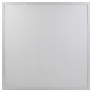 Светильник светодиодный SPO-1-50-4K-M 50Вт 4000К IP40 4500лм 595х595х25 универс. крепление с равномерной засветкой матов. панель Б0053392