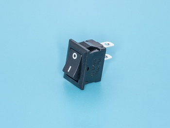 SWR-81 - Выключатель 220В 2 контакта 15х10мм, черный, вкл-выкл