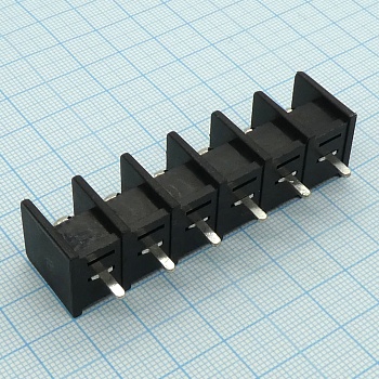 DG65C-B-06P-13-00A(H) - Барьерный клеммный блок 6 контактов. Серия DG65C-B