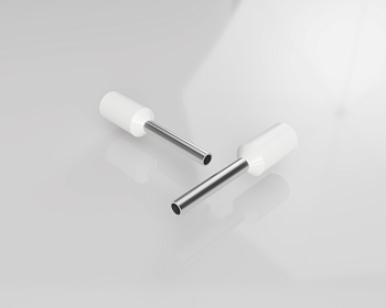Наконечник 06.600.2027.0 - Наконечник кабельный, трубчатый, изолированный, S=0.5мм, L=14мм, белый